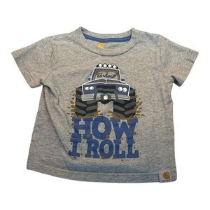 Carhartt Baby Toddler How I Roll Graphic T-Shirt  Size 12 Months